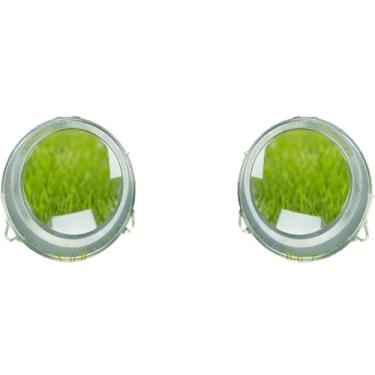 Imagem de Compatível com jeep compass 2007 2008 2009 2010 farol dianteiro do carro faróis abajur transparente lâmpada capa lente(Left and Right)