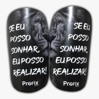 Imagem de Caneleira de Futebol "Se eu Posso Sonhar, Posso Realizar" Profix - Infantil-Unissex