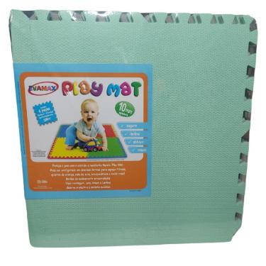 Imagem de Kit 4 Peças Tapete Evamax Tatame Play Mat Espessura 10mm - 52x52cm-Unissex
