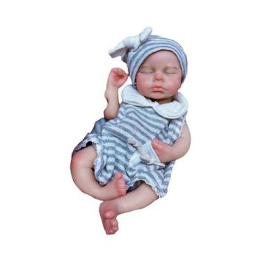 Imagem de Boneca Reborn De Silicone De 33cm, Corpo Inteiro, Toque Macio, LouLou 