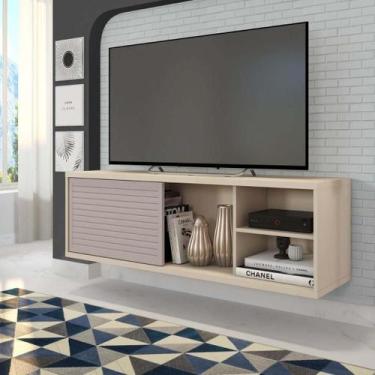 Imagem de Rack Suspenso para TV até 55 Polegadas 136cm em BP Porta Pier Multiver