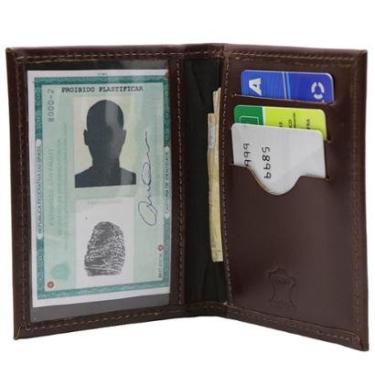 Imagem de Carteira Masculina Slim em Couro Porta Rg Porta Cartões-Masculino