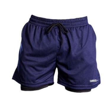 Imagem de Roupa Academia Dagg Sport Camisa ou Short 2 em 1 Com Bolso Interno-Masculino