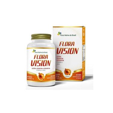 Imagem de Flora Vision 500mg Luteina+ Vitamina A 60 cps Flora Nativa-Unissex