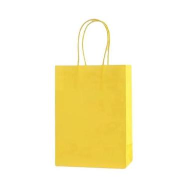 Imagem de Sacolas De Presente De Papel Kraft Coloridas 10PCS Sacolas De Compras 