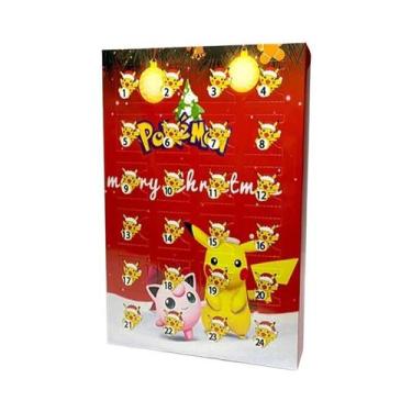 Imagem de Calendário Do Advento Kawaii Pikachu Pokémon, Modelo De Ação Figurativ