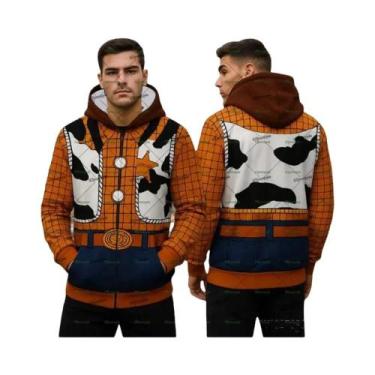 Imagem de Moletom Oversized Quente Para Casal Disney Toy Story Halloween Woody B