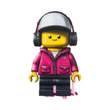 Imagem de Quadros Decorativos De Parede L-Legos Com Tema De Profissões Divertida