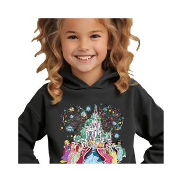 Imagem de Moletom Infantil Com Capuz E Manga Comprida Disney Princess Winter Won
