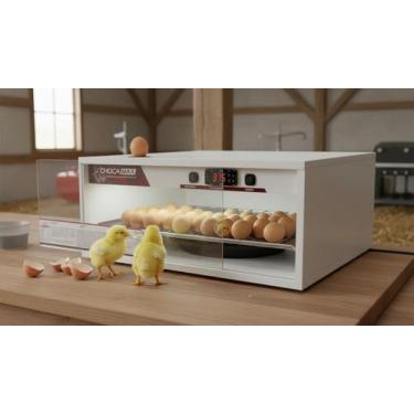 Imagem de Chocadeira Ovoscópio 100% Automática 120 Ovos Galinha, 220V - Chocamax