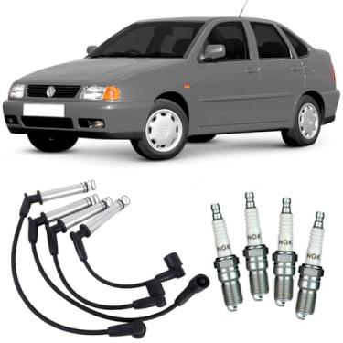 Imagem de Kit Vela E Cabo Vela Ignição Polo Classic 1.6 1.8 96 A 2003