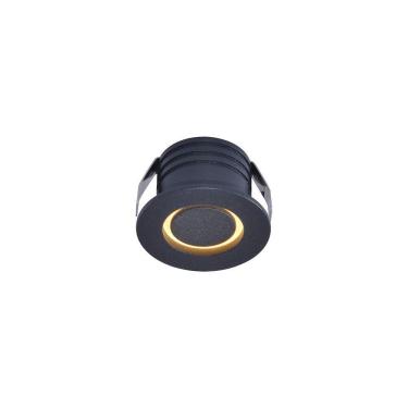 Imagem de Spot De Embutir Nordecor Nobi Mini Led 3w Bivolt Preto 3000k Luz Amarela