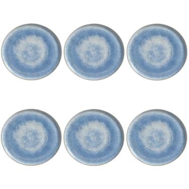 Imagem de Conjunto De Pratos Rasos 06 Peças Bio Wave Porto Brasil