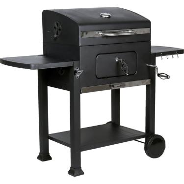 Imagem de Churrasqueira Americana A Carvao Com 2 Mesas Black - Grill