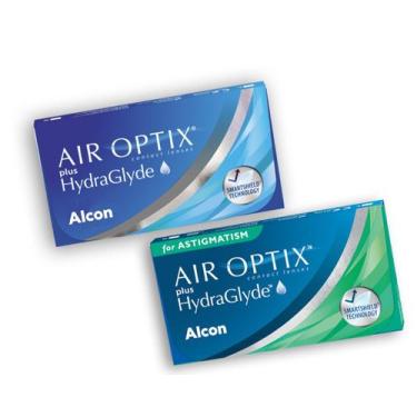 Imagem de Lente De Contato Alcon Air Optix Hydraglyde 01 Miopia + 01 Astigmatism