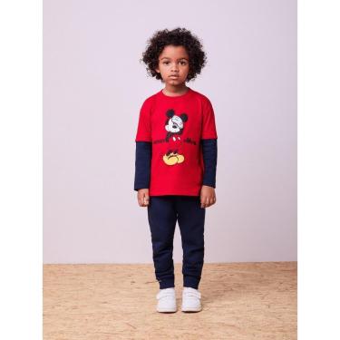 Imagem de Conjunto T-shirt e Calça Mickey Mouse Fofinho Youccie-Masculino