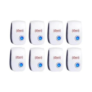 Imagem de Repelente Ultrassônico De Pragas 2-8PCS, Controle Elétrico De Mosquito