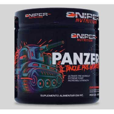 Imagem de Pré-treino panzer com pump extremo e força incrível 300g - sabor fruta