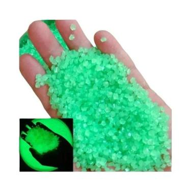 Imagem de Areia Luminosa Que Brilha No Escuro 2000pcs 3-5mm Pedras Decorativas P