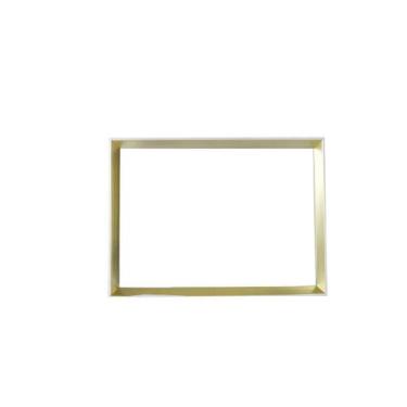 Imagem de Quadro com moldura retangular em madeira e fundo espelhado 22x30cm - C