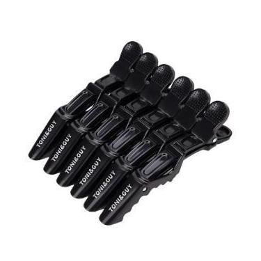 Imagem de Kit 6 Clips Crocodilo Prendedor Cabelo Presilha Bico De Pato - Atacado