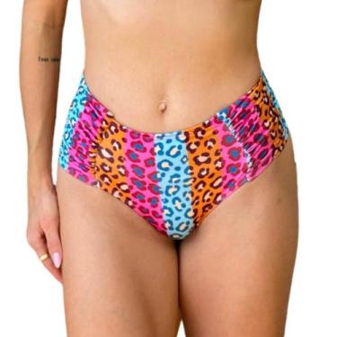 Imagem de Calcinha Avulsa Bombom Farm Estampado Empina Bumbum Luxo, Onça farm, P