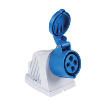 Imagem de Tomada Sobrepor Industrial 3P+T 32A 220-250V 9H Azul IP44 56255336 Tra