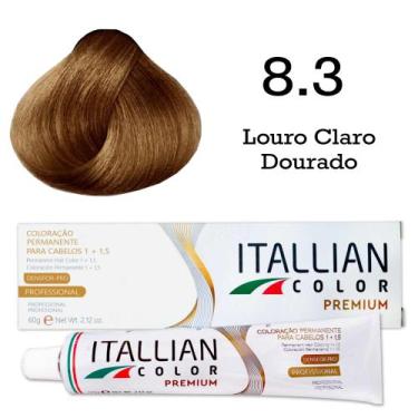 Imagem de Coloração Itallian Color 8.3 Louro Claro Dourado - Itallian Hairtech