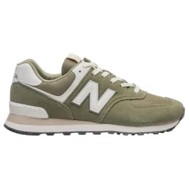 Imagem de Tênis New Balance 574 V2 Masculino Verde Musgo-Branco -, Verde, 42 BR