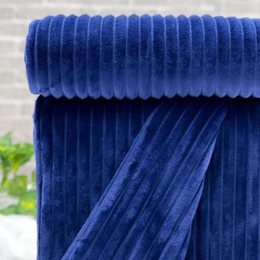 Imagem de Cobertor Casal Canelado Luster Azul Marinho - Fatex