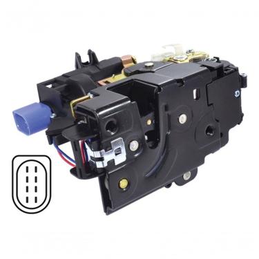 Imagem de Fechadura de Porta Dianteira Esquerda Modelo F103 para Volkswagen Polo Hatch e Polo Sedan Após 2002 Elétrica Universal