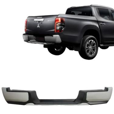 Imagem de Parachoque Traseiro L200 Triton Sport 2020 2021 2022 2023 2024 Prata -