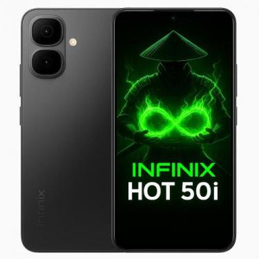 Imagem de Smartphone Infinix Hot 50i 256 GB, 4GB RAM, Tela 6,7 polegadas 120Hz, 
