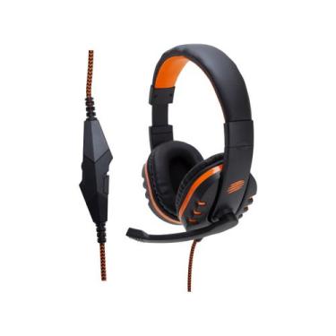 Imagem de Headset Gamer Action Hs200 Conector P2 Oexgame Preto E Laranja - OEX G