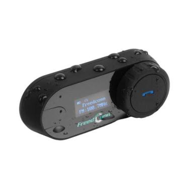 Imagem de Intercomunicador Bluetooth Para Motocicleta, Headset Sem Fio Com Tela 