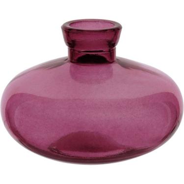 Imagem de VASO DECORATIVO ENFEITE PLANTA GARRAFA VIDRO 6x9x9cm ROXO