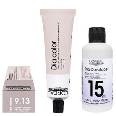 Imagem de Loreal Tonalizante Dia Color 9.13 Louro Muito Claro Bege 60g Rev. 15 v