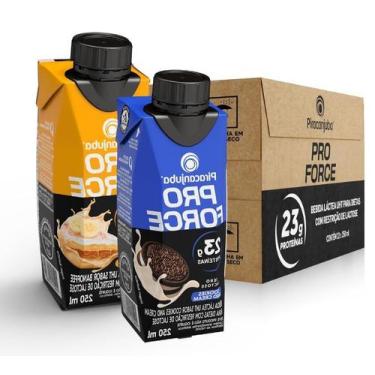 Imagem de Kit 12 Bebidas Láctea 2 Sabores Cookies e Banoffee 23g de Proteína 250
