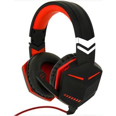 Imagem de Fone Gamer RGB Vermelho com Som Potente e Design Moderno - ESB