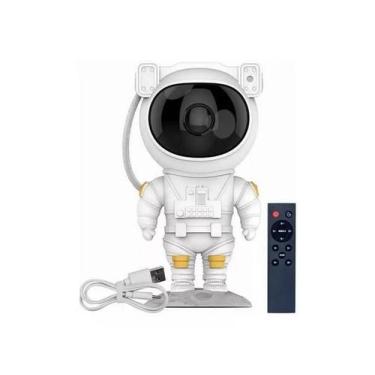 Imagem de Projetor Led Noturno Galáxia Robo Astronauta Bivolt - Oi Vida