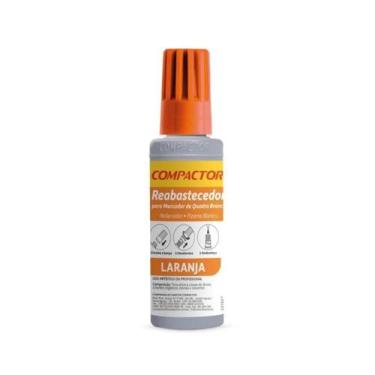 Imagem de Reabastecedor de Tinta Laranja QB 30ml para Marcador de Quadro Branco