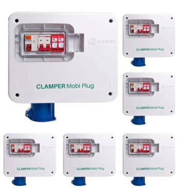 Imagem de Kit 6 Clamper Mobi Plug - 110v/220v - 8kw - C I 024054