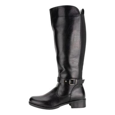 Imagem de Bota fem. cano alto montaria mooncity original cod. 72372, 36