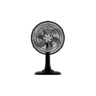 Imagem de Ventilador de Mesa Oscilante Turbo 6 pás 30cm Preto