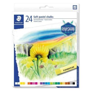 Imagem de Giz Pastel Seco Staedtler Soft Karat 24 Cores