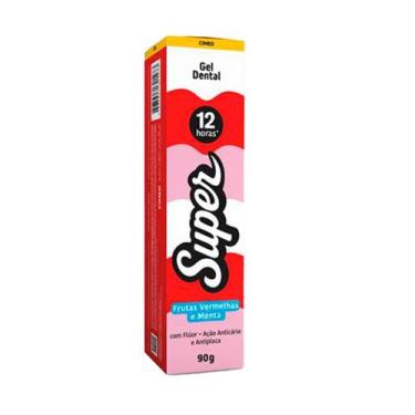 Imagem de Gel Dental Super 12h Frutas Vermelhas e Menta 90g
