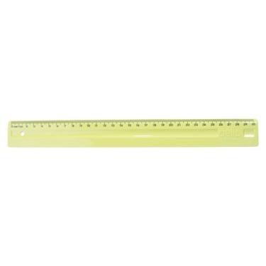 Imagem de Régua 30cm cores pasteis Dello, Amarelo