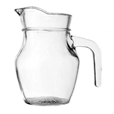 Imagem de Jarra Vidro Cristal Resistente 500ml Suco água - Útil Bazar