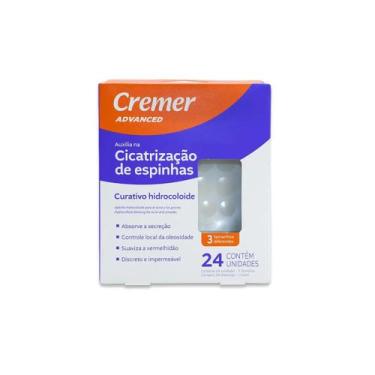 Imagem de Curativos Hidrocoloide Acnes e Espinhas 24un Cremer