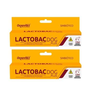Imagem de 2 Lactobac Dog Plus Organnact - 13ml